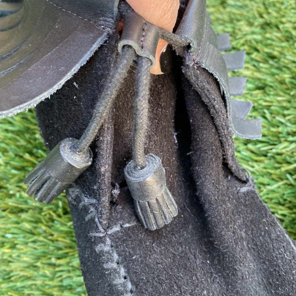 Rag and Bone Suede Tassel Moccasins - Picture 8 of 9